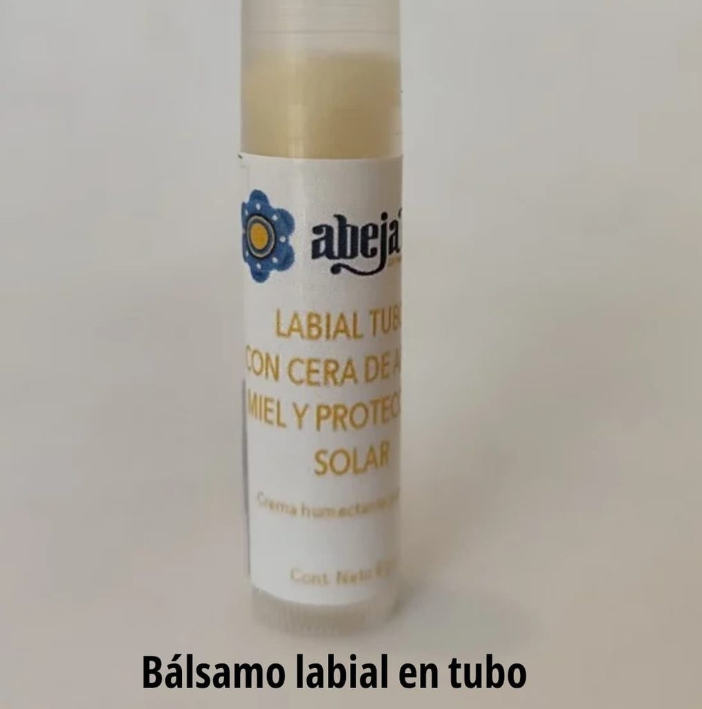 Bálsamo Labial en Tubo con Miel y Protector Solar